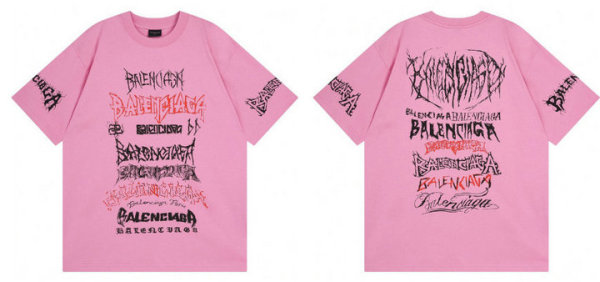 Balenciaga Short Round Collar T-shirt XS-L (5)