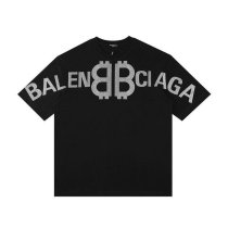Balenciaga Short Round Collar T-shirt S-XL (3) Balenciaga Short Round Collar T-shirt S-XL (3)