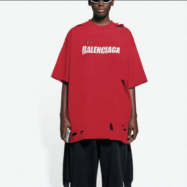 Balenciaga Short Round Collar T-shirt S-XL (51)