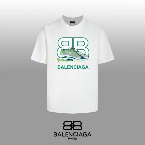 Balenciaga Short Round Collar T-shirt XS-L (42)