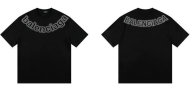 Balenciaga Short Round Collar T-shirt S-XL (1)