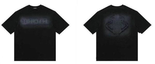 Balenciaga Short Round Collar T-shirt S-XL (13)