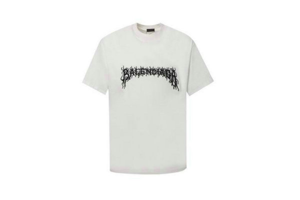 Balenciaga Short Round Collar T-shirt S-XL (65)