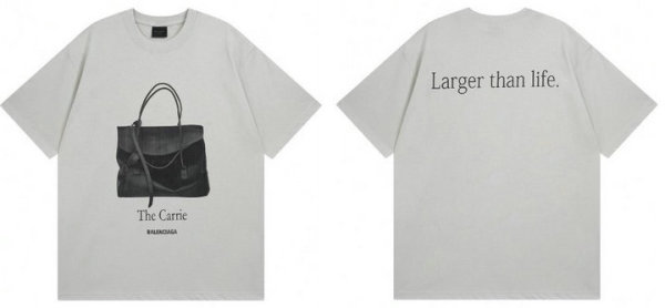 Balenciaga Short Round Collar T-shirt XS-L (9)
