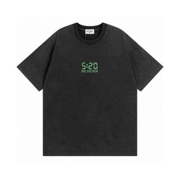 Balenciaga Short Round Collar T-shirt S-XL (57)