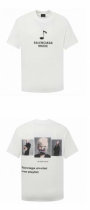 Balenciaga Short Round Collar T-shirt S-XL (94) Balenciaga Short Round Collar T-shirt S-XL (94)