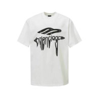 Balenciaga Short Round Collar T-shirt S-XL (153)