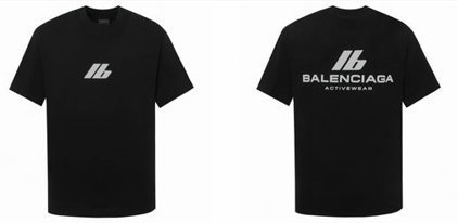 Balenciaga Short Round Collar T-shirt S-XL (90)
