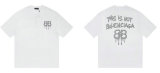 Balenciaga Short Round Collar T-shirt S-XL (11)