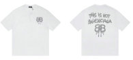 Balenciaga Short Round Collar T-shirt S-XL (11)