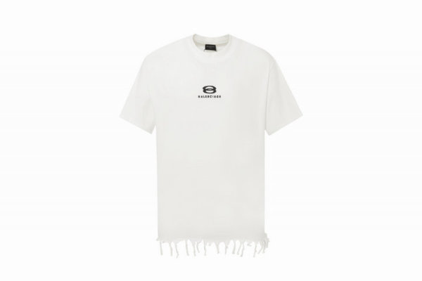Balenciaga Short Round Collar T-shirt S-XL (116)
