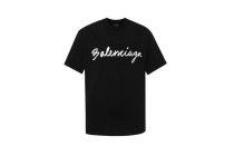 Balenciaga Short Round Collar T-shirt S-XL (81) Balenciaga Short Round Collar T-shirt S-XL (81)