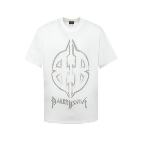 Balenciaga Short Round Collar T-shirt S-XL (133)