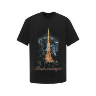 Balenciaga Short Round Collar T-shirt S-XL (132)