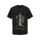 Balenciaga Short Round Collar T-shirt S-XL (132)