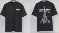 Balenciaga Short Round Collar T-shirt S-XXL (13)