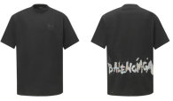 Balenciaga Short Round Collar T-shirt S-XL (169)