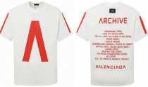 Balenciaga Short Round Collar T-shirt S-XL (87) Balenciaga Short Round Collar T-shirt S-XL (87)