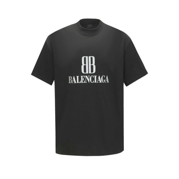 Balenciaga Short Round Collar T-shirt S-XL (48)