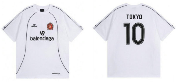 Balenciaga Short Round Collar T-shirt XS-L (7)