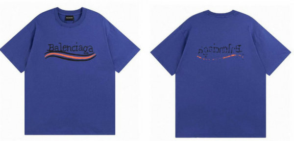 Balenciaga Short Round Collar T-shirt S-XL (52)