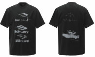 Balenciaga Short Round Collar T-shirt S-XL (161)