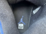 Authentic Air Jordan 5 Blue Suede