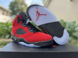 Authentic Air Jordan 5 Red Suede