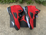 Authentic Air Jordan 5 Red Suede
