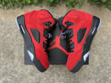 Authentic Air Jordan 5 Red Suede