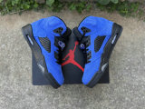 Authentic Air Jordan 5 Blue Suede
