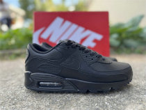 Authentic Nike Air Max 90 Leather Triple Black Authentic Nike Air Max 90 Leather Triple Black