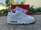 Authentic Nike Air Max 90 White/Wolf Grey
