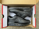Authentic Nike Air Max 90 Leather Triple Black