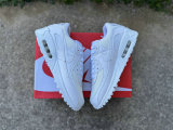 Authentic Nike Air Max 90 White/Wolf Grey