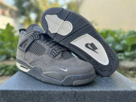 Authentic Air Jordan 4 Firewood Grey