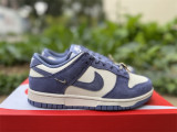 Authentic Nike Dunk Low Voile/World Indigo/Sail