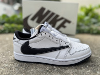 Authentic Travis Scott x Air Jordan 1 Low Black/White