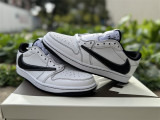 Authentic Travis Scott x Air Jordan 1 Low Black/White