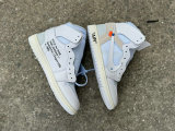 Authentic Virgil Abloh x Air Jordan 1 High OG “Alaska”
