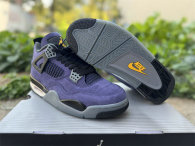 Authentic Air Jordan 4  Imperial Purple