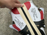Authentic Travis Scott x OFF-WHITE x Air Jordan 1 Low Black/White/Red