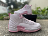 Authentic Air Jordan 12 GS Pink