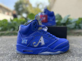 Authentic Awake NY x Air Jordan 5 Racer Blue/Silver