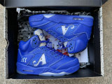 Authentic Awake NY x Air Jordan 5 Racer Blue/Silver