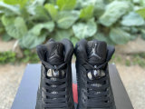 Authentic Air Jordan 5 All Black