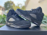 Authentic Air Jordan 5 All Black