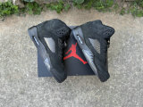 Authentic Air Jordan 5 All Black