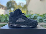 Authentic Air Jordan 5 All Black