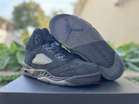 Authentic Air Jordan 5 All Black
